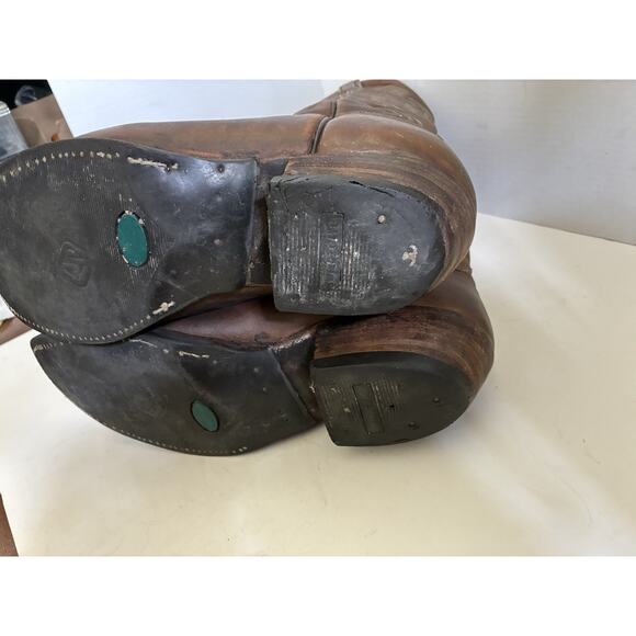 Lucchese Handmade Cowboy Boots – Men’s 11D Chestnut Brown (USA) - Picture 7 of 9